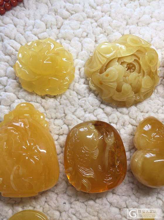 都是俄料大个头哦！_挂件蜜蜡