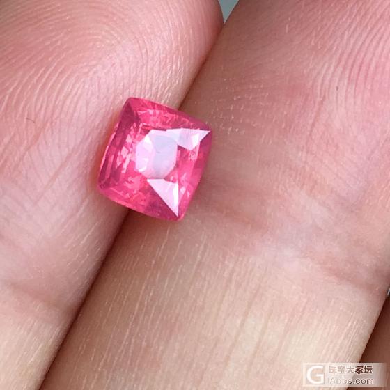 粉橙色尖晶石 马亨盖_刻面宝石尖晶石
