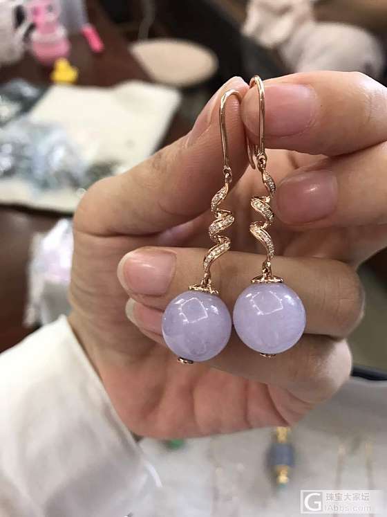 【旖旎流年】K金精品小件儿若干（珠光掠影间，已是盛夏经年）_耳饰吊坠翡翠