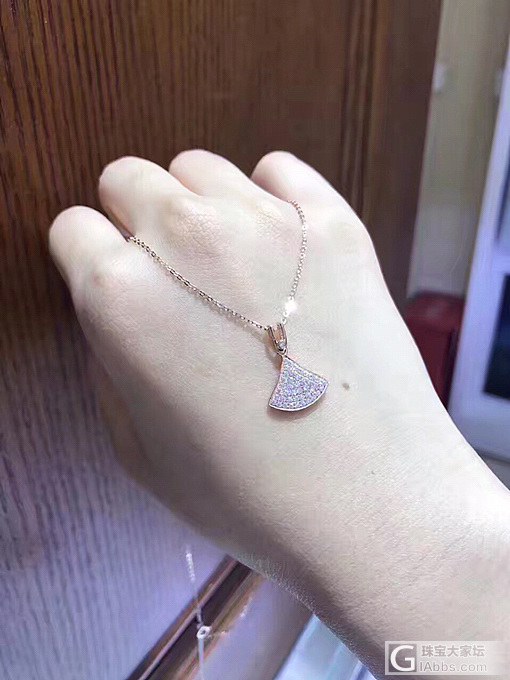 18k玫瑰金项链~_K金项链