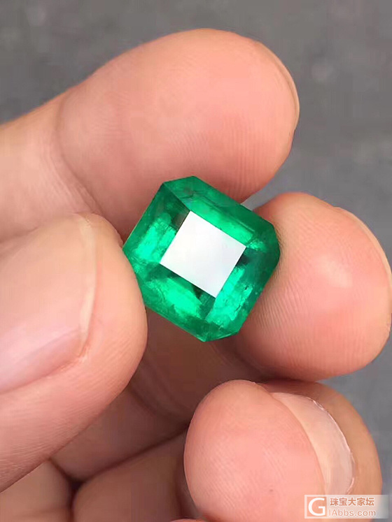 7.29ct，哥伦比亚祖母绿。 木佐。 极微油。 干净。 火彩好。 切割完美。 ..._刻面宝石祖母绿
