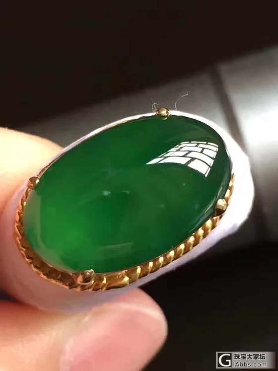 新来的一批戒面 种水品相都很好_蛋面翡翠