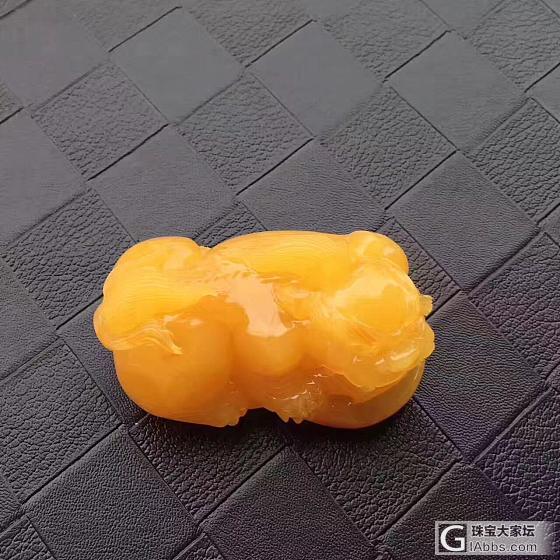 全皮花蜡貔貅_琥珀蜜蜡