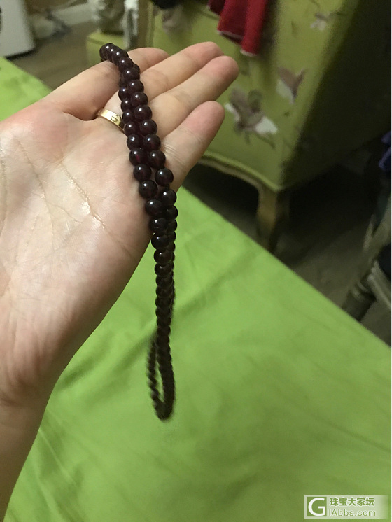 帮忙看看这个石榴石_珠串石榴石