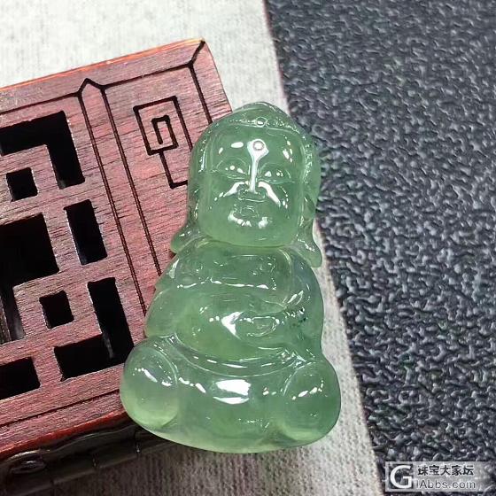 a货缅甸翡翠冰种，宝宝佛_挂件翡翠