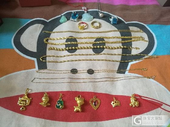 晒晒我的小金子 吊坠_吊坠金