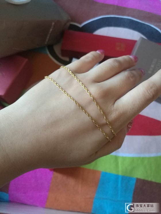 晒晒小金子 项链_项链金