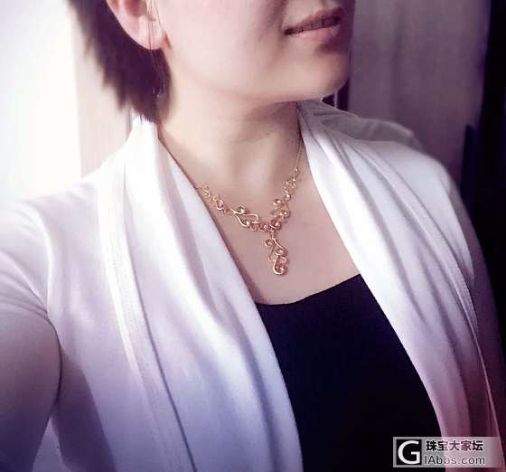 晒一晒心爱的四条小套链_项链金