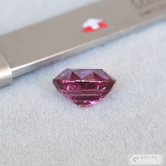 3.99ct 坦桑尼亚 粉色 椭圆 Malaya 马拉雅 石榴石 GemArt_石榴石刻面宝石