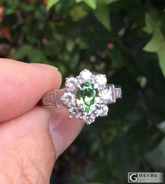 ##中颐天然未加热翠榴石戒指##  0.91ct_戒指翠榴石中颐彩色宝石