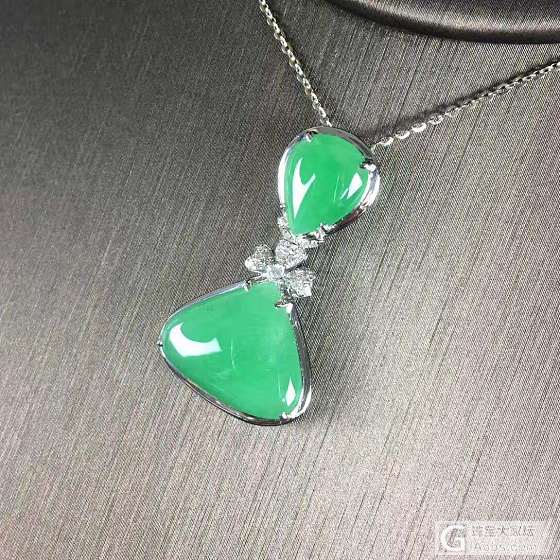 跟坛子里的商家买了一对水滴界面，再让拿去镶嵌，瞬间种草_镶嵌