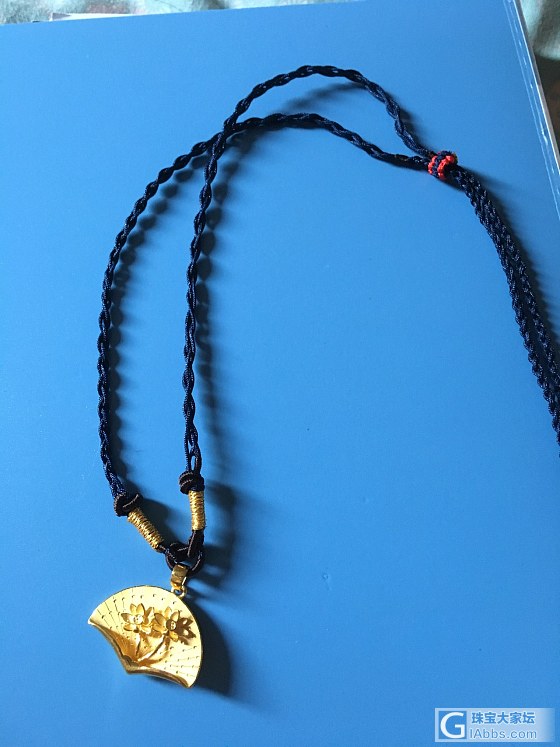 终于给荷花扇编绳了，顺求结尾编法_编绳金