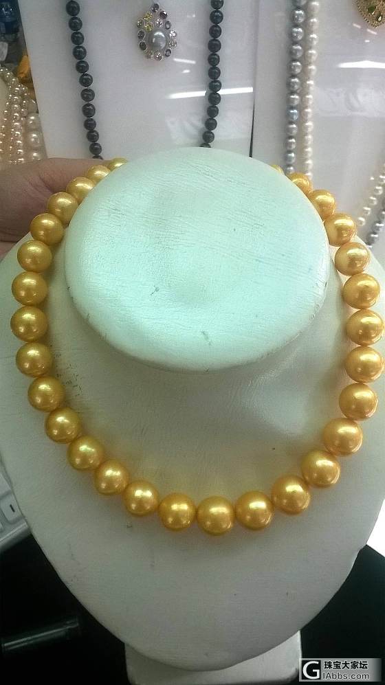 phil golden pearl or Tahiti black pearl_珍珠