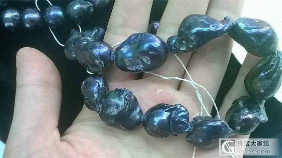 phil golden pearl or Tahiti black pearl_珍珠