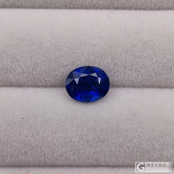 接上次被吐槽之后，我依然请大家看这颗蓝宝石！_蓝宝石刻面宝石