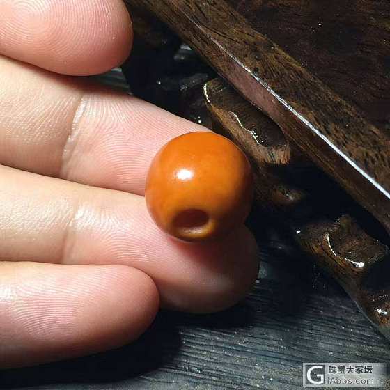 极品红皮满蜜大年份老蜡桶型小墩，全品无伤，蜡质饱满，西亚回流年份到位，_配件蜜蜡