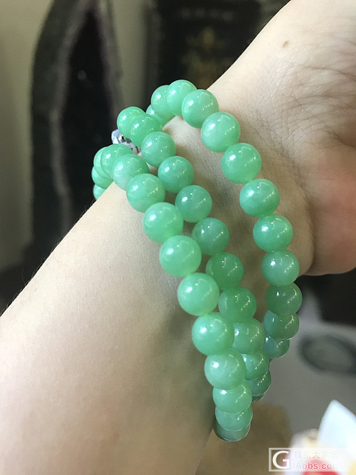 【旖旎流年】大珠小珠落玉盘_珠串翡翠