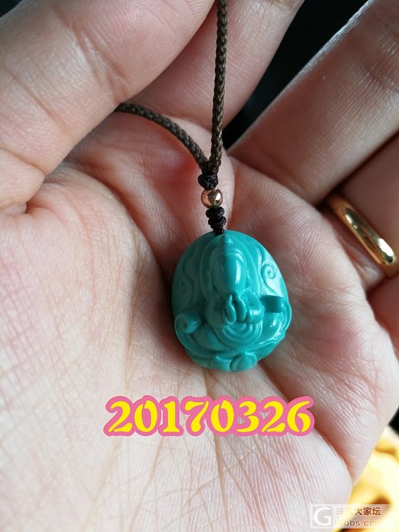 绿松石盘玩记_挂件松石