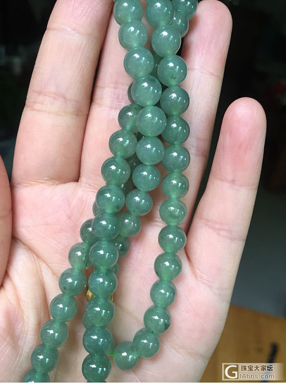 升级转让冰油珠琏一串_珠串翡翠