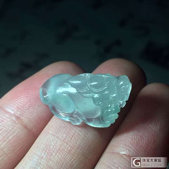捕获一只冰属性的貔貅_挂件翡翠