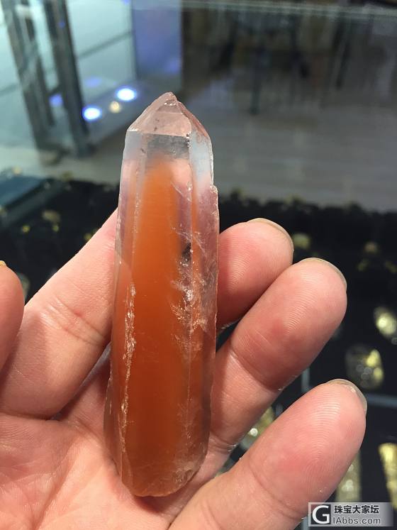 红水晶原石，小精品，全包体，_水晶标本