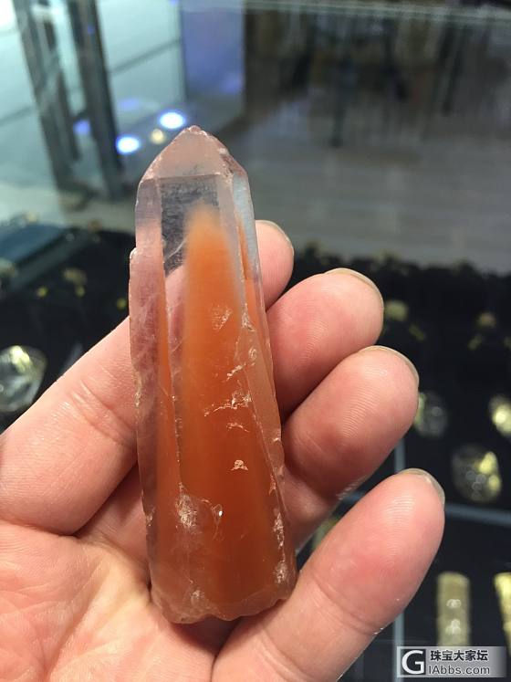 红水晶原石，小精品，全包体，_水晶标本