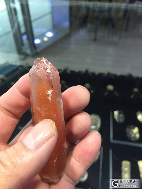 红水晶原石，小精品，全包体，_水晶标本
