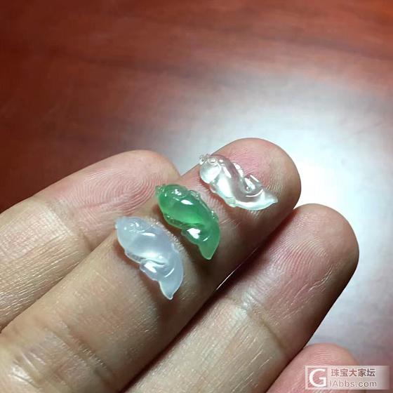 三条小鱼🐟_戒面翡翠