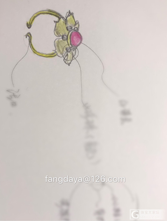 白玉花K斤碧玺珍珠戒指_碧玺戒指