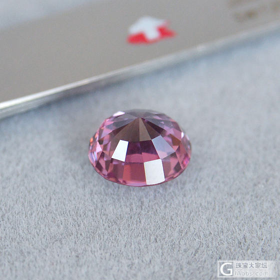 3.43ct 坦桑尼亚 浅粉 粉色 椭圆 全净 Malaya 石榴石 镶嵌定制_石榴石刻面宝石