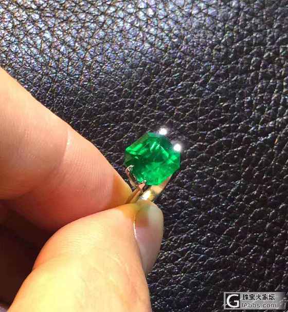 ##中颐天然哥伦比亚祖母绿##  2.62ct  GRS证书_刻面宝石祖母绿中颐彩色宝石
