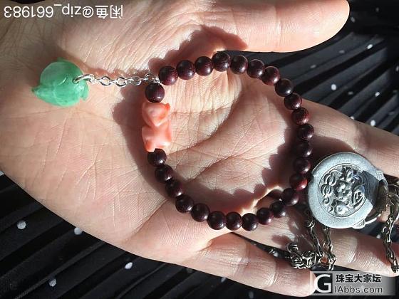 老shanhu 老翡翠 小叶紫檀手串_珠串小叶紫檀