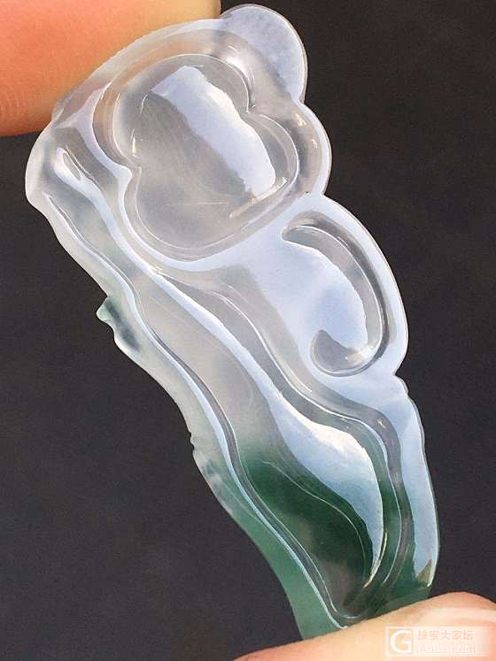 翡翠飘彩考拉_挂件翡翠