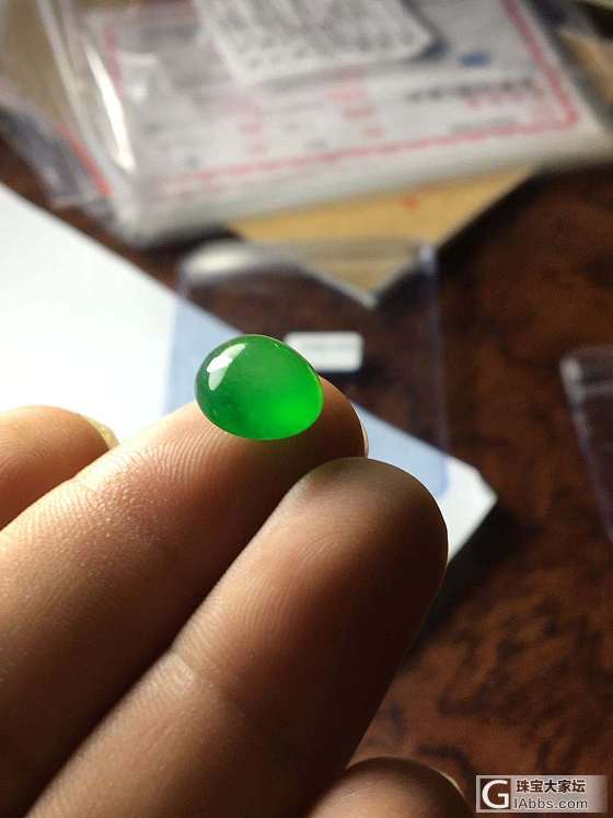 晒一晒货物_蛋面翡翠