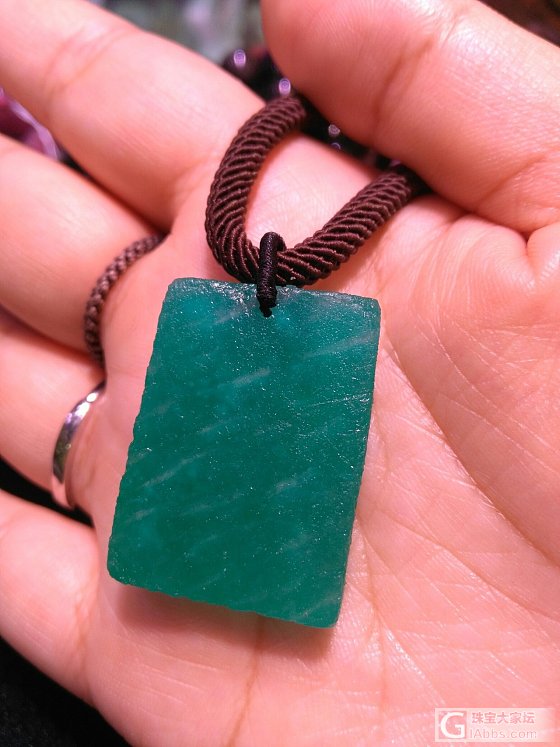 犯病又收了粉晶天河原石_挂件天河石粉晶