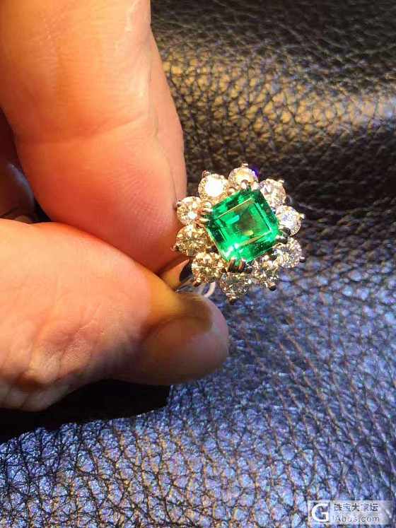##中颐旗舰荣誉出品天然无油哥伦比亚祖母绿戒指##  1.97ct  GRS证书_戒指祖母绿中颐彩色宝石