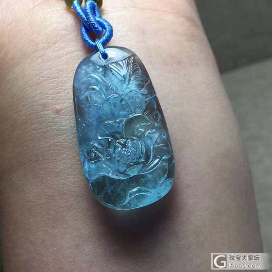 烈日炎炎 是不是得买海蓝宝了_吊坠海蓝宝