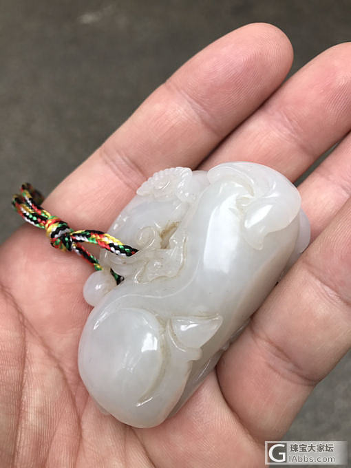 实物就是这样的_把玩件和田玉