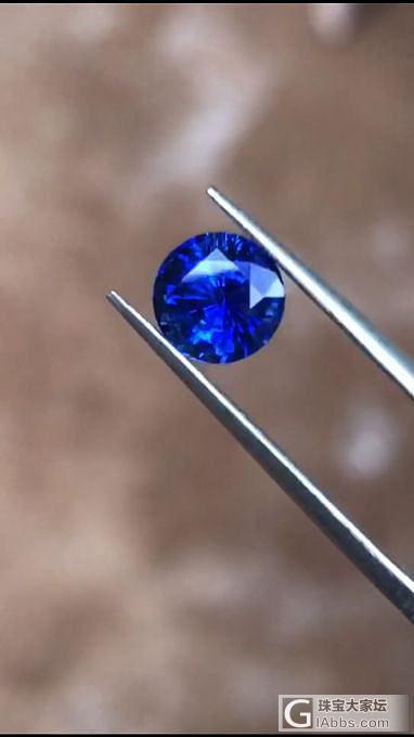 请问这颗能收吗！1.52ct  带证！皇家蓝 有烧！_刻面宝石蓝宝石