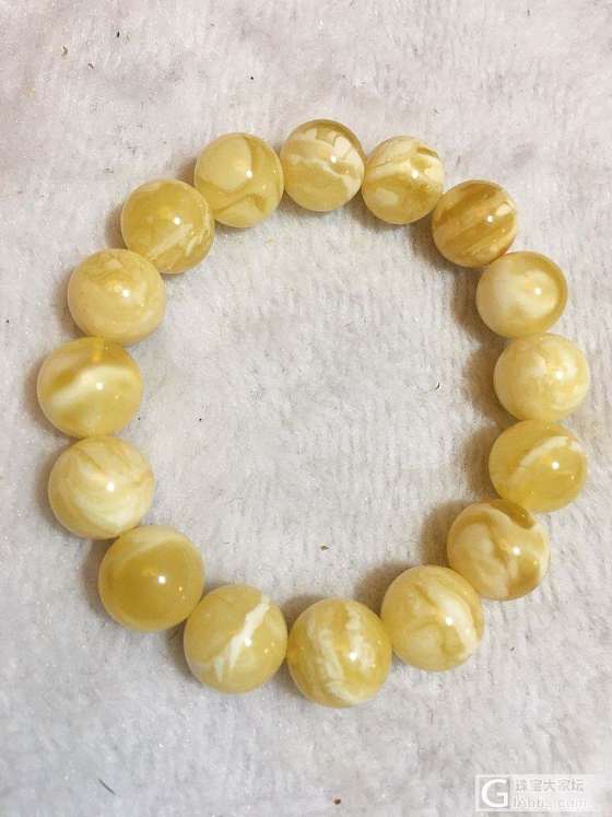 回血出串俄料白花_珠串琥珀蜜蜡
