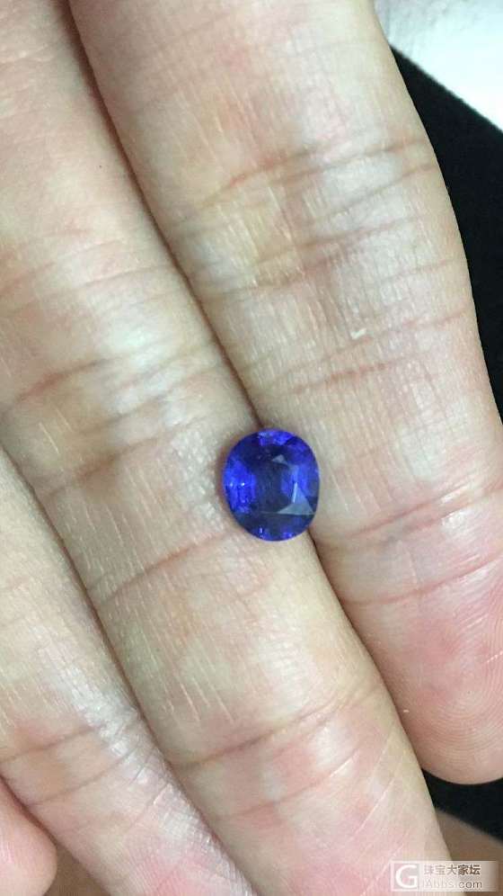 缅甸抹谷蓝宝石1.7克拉，3000美金贵吗？_刻面宝石蓝宝石