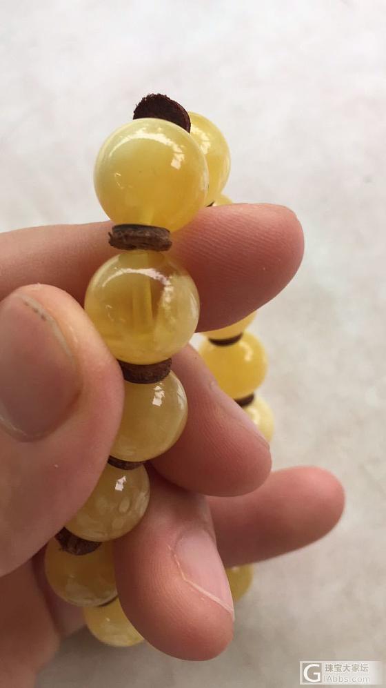 求鉴定新入蜜蜡手串_珠串蜜蜡