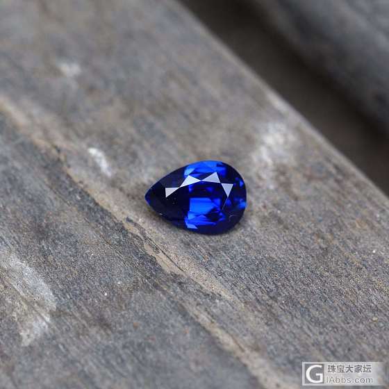 3.49ct。H，皇家蓝。_蓝宝石刻面宝石