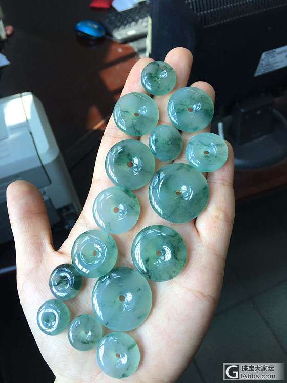 飘花扣子起货啦_平安扣挂件翡翠