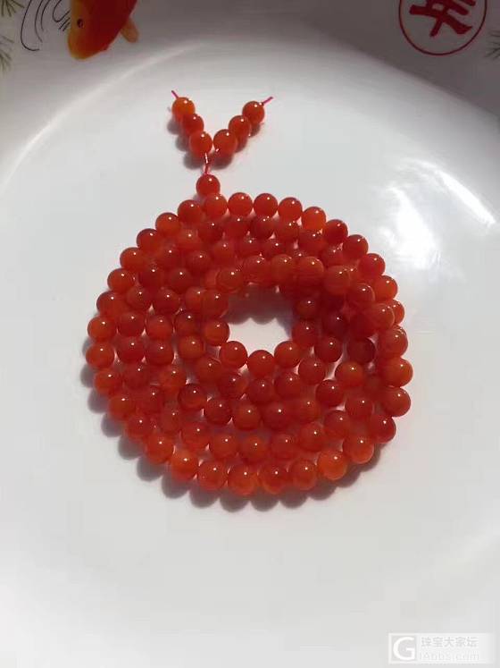 血砗磲  顶级货牛血红  规格：6mm*108粒粒皆辛苦  极品极品收藏价值极高_珠串砗磲
