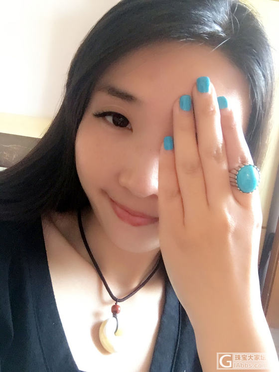 新入顶级美人绿松戒指💍_戒指松石蜜蜡