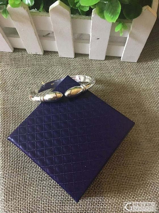 转卖洪生四叶草长蒜手镯_手镯银