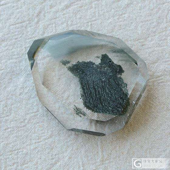 水晶原石吊坠绿幽灵聚宝盆_挂件绿幽灵