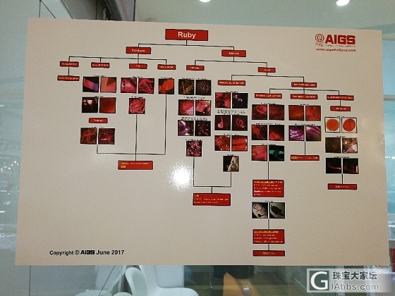 AIGS首次公开红蓝宝鉴定图解_机构证书