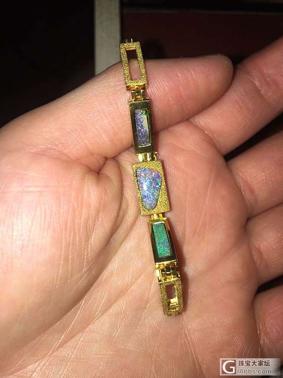我自己的火欧泊_蛋面欧泊